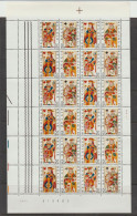 Belgium 1973 Playing Cards Full Sheet Plate 2 MNH ** - Unclassified