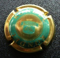 (dc-217) CAPSULE  Cava Rondel      Or/vert Foncé    Goud/donkergroen - Schuimwijn