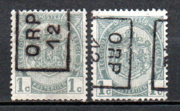 1861 Voorafstempeling Op Nr 81 - ORP 12 - Positie A & B - Roller Precancels 1910-19