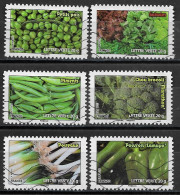 - France 2012  Oblitéré Autoadhésif  N°  739 - 740 - 741 - 743  - 746 - 747   -   Les Légumes - Used Stamps