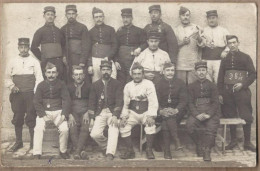 CARTE PHOTO MILITARIA - TB PLAN GROUPE MILITAIRES 163 ème Régiment SETIF ALGERIE 1912 - Regimente