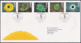GB Great Britain 1995 FDC Springtime, Flower, Flowers, Nature, Pictorial Postmark, First Day Cover - Brieven En Documenten
