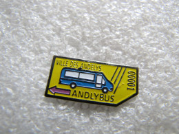PIN'S     ANDLY BUS   VILLE DES ANDELYS - Transport