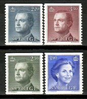 Sweden 1988-1989 Suecia / King Carl XVI Gustaf And Silvia Sommerlath Definitives MNH Rey Carlos Gustavo XVI / Km13 18-41 - Royalties, Royals