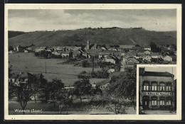 AK Wawern /Saar, Gasthaus P. Mangerich, Gesamtansicht Mit Umgebung Aus Der Vogelschau  - Autres & Non Classés