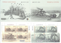 Europa CEPT 2022 MOLDOVA Stories & Myths - Fine Booklet MNH - Moldawien (Moldau)