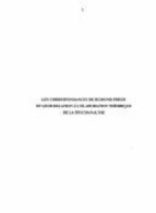 Les Correspondances De Sigmund Freud Et Leur Relation à L'élaboration Théorique De La Psychanalyse - Journée Freud à L'U - Psicologia/Filosofia