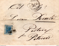 1876  LETTERA CON ANNULLO FIRENZE - Poststempel