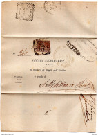 1901 LETTERA CON ANNULLO  REGGIO EMILIA + S. MARTINO - Marcophilie