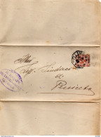 1913  LETTERA CON ANNULLO ANZOLA - Poststempel