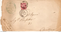 1880 LETTERA CON ANNULLO NUMERALE AVELLINO - Marcofilie