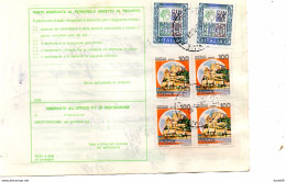 1993 BOLLETTINO PACCHI CON ANNULLO PERFIN - 1991-00: Poststempel