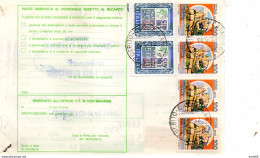 1993 BOLLETTINO PACCHI CON ANNULLO PERFIN - 1991-00: Poststempel