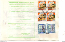 1993 BOLLETTINO PACCHI CON ANNULLO PERFIN - 1991-00: Storia Postale