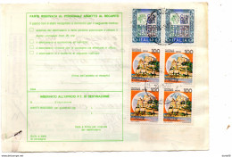 1993 BOLLETTINO PACCHI CON ANNULLO PERFIN - 1991-00: Poststempel