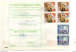 1993 BOLLETTINO PACCHI CON ANNULLO PERFIN - 1991-00: Marcophilia