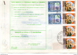 1993 BOLLETTINO PACCHI CON ANNULLO PERFIN - 1991-00: Storia Postale