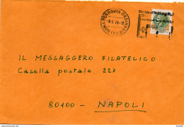 1978 LETTERA CON ANNULLO ROMA +  TARGHETTA - 1971-80: Marcofilia