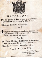 1806 MANIFESTO NAPOLEONICO - Documents Historiques