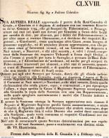 1794 FIRENZE - Affiches