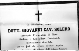 1886 MANIFESTO CADORE - Afiches