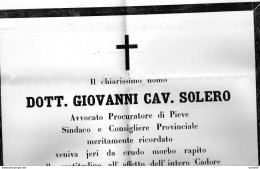 1886 MANIFESTO CADORE - Plakate