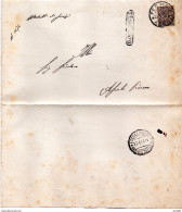 1914 LETTERA CON ANNULLO FERMO + ASCOLI PICENO + VERIFICATO - Marcofilía