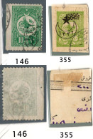 1909-1915  -.Impero Ottomano - Nè 146-355 Non Dentellati - Usados