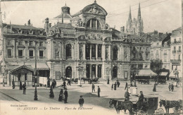 FRANCE - Angers - Vue Sur Le Théâtre - Place Du Ralliement - Animé- Carte Postale Ancienne - Angers