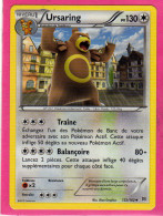 Carte Pokemon Francaise 2015 Xy Impulsion Turbo 122/162 Ursaring 130pv Neuve - XY