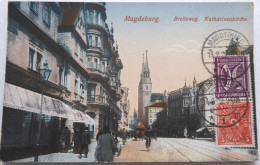 Magdeburg. Bretteweg. Katharinenkirche - CPA 1922 - Magdeburg