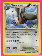 Carte Pokemon Francaise 2015 Xy Impulsion Turbo 127/162 Etouraptor 140pv Bon Etat - XY