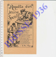 Baptême De Clovis + Sport Borotra Etancelin Destroyat Ladoumègue Rigoulot Cartonnet Lettre Au Père-Noël Scout ? Cheminée - Ohne Zuordnung