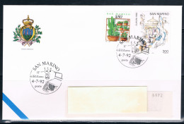 SAN MARINO 1992 -"Milititano" 04/7/1992 Annullo Speciale. - Briefmarkenausstellungen