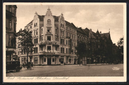 AK Düsseldorf, Hotel-Restaurant Höhenhaus Mit Strassenpartie  - Düsseldorf