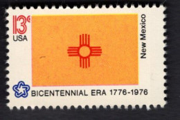 206113911 1976 SCOTT 1679 (XX) POSTFRIS MINT NEVER HINGED  - American Bicentennial FLAG OF NEW MEXICO - Unused Stamps