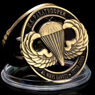 Pièce Médaille NEUVE - US Paratrooper Airborne Parachutistes - Altri & Non Classificati