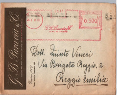 ITALIA 1941  -   Annullo Meccanico Rosso (EMA)  G. B . Paravia  & C Sede Di Torino - Máquinas Franqueo (EMA)