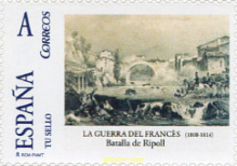 261255 MNH ESPAÑA Privados Ripolles 2010 LA GUERRA DEL FRANCES (1808-1814) - BATALLA DE RIPOLL - Nuevos