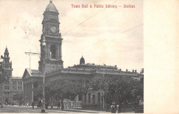 CPA / AFRIQUE DU SUD / TOWN HALL AND PUBLIC LIBRARY / DURBAN - Südafrika