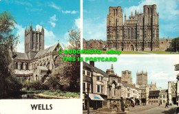 R517543 Wells. The Cathedral And Swan Pool. The Cathedral West Front. The Market - Welt