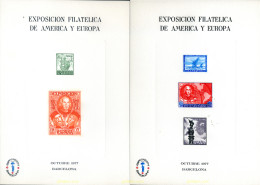 273451 MNH ESPAÑA Hojas Recuerdo 1977 ESPAMER-77 - Nuevos