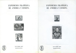 273452 MNH ESPAÑA Hojas Recuerdo 1977 ESPAMER-77 - Nuevos