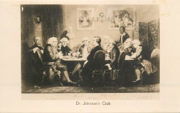 Postcard Painting Dr. Johnson's Club - Peintures & Tableaux