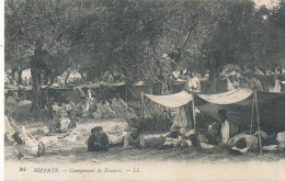 AY 504 /    CPA    TUNISIE-  BIZERTE -CAMPEMENT  DE ZOUAVES - Tunisie