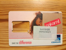 GSM SIM Phonecard Gambia, Comium - Without Chip - Gambia