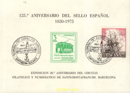 715741 MNH ESPAÑA Hojas Recuerdo 1975 125 ANIVERSARIO DEL SELLO ESPAÑOL - Ongebruikt