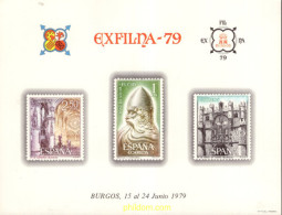 715776 MNH ESPAÑA Hojas Recuerdo 1979 EXFILNA-79 - Nuevos