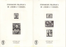 715782 MNH ESPAÑA Hojas Recuerdo 1977 ESPAMER-77 - Nuevos