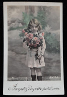 Cpa - Jolie Petite Fillette Fleurs  - Nice Little Girl Flowers - Coll  EXTRA  N°70 - Sonstige & Ohne Zuordnung